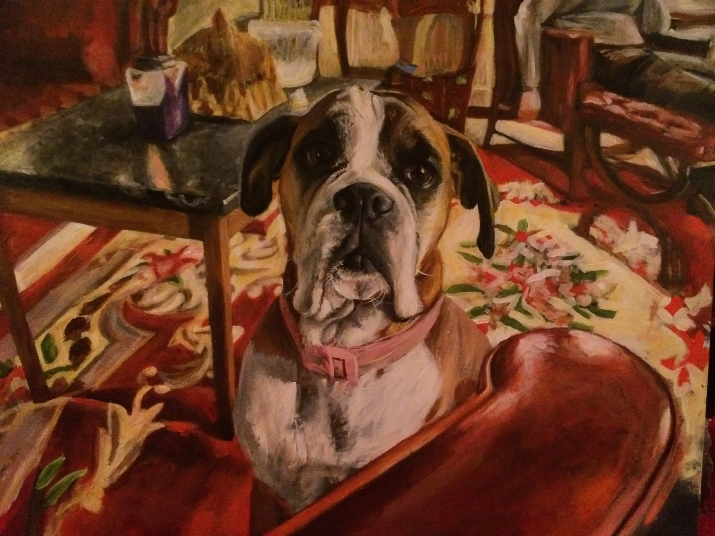 Portrait painting by Sam Roffey